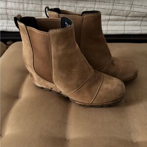 Sorel Tan Ankle Boots for Women 10